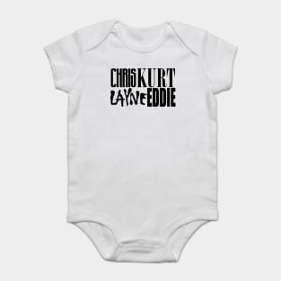 Chris Kurt Layne Eddie - Grunge's Finest Baby Bodysuit